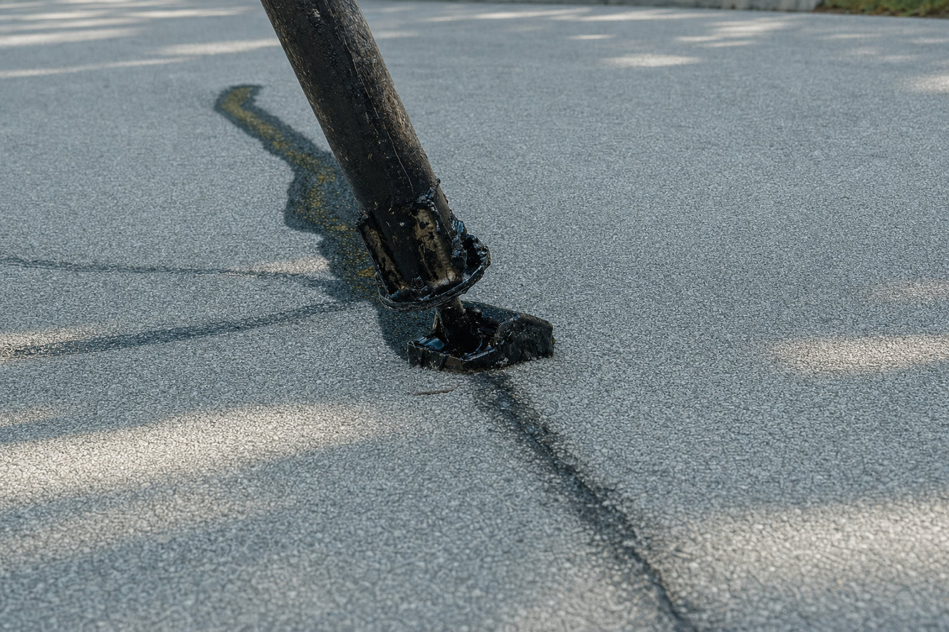 Asphalt crack sealing